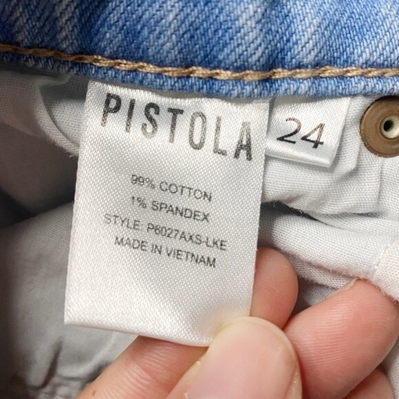 Pistola Sky Blue Straight Leg Jeans - Picture 7 of 10